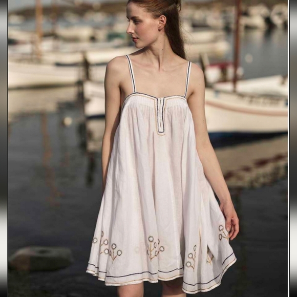 Vintage Embroidered Maluku Chemise Slip Dress - Picture 16 of 16